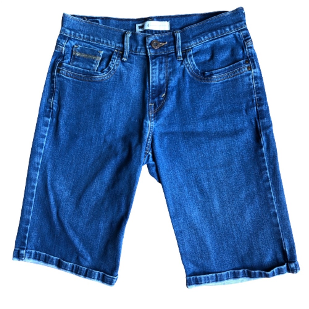 LEVI’S Bermuda Shorts Jean Denim Size 4 W27 Blue Women’s